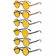 eyekeeper.com 6 Pack Round Blue Light Blocking Reading Glasses HP077BX Eyeglasses