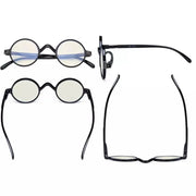 eyekeeper.com 6 Pack Round Blue Light Filter Reading Glasses UVR077BX Eyeglasses