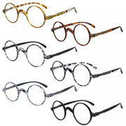 eyekeeper.com 6 Pack Round Professor Reading Glasses R077B Eyeglasses
