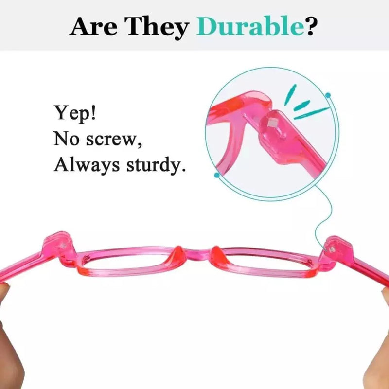 eyekeeper.com 6 Pack Square Screwless Metalless Reading Glasses NR144 Eyeglasses