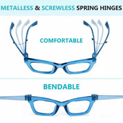 eyekeeper.com 6 Pack Thick Spring Hinge Metalless Screwless Reading Glasses NR2308 Eyeglasses