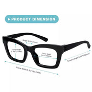 eyekeeper.com 6 Pack Thick Spring Hinge Metalless Screwless Reading Glasses NR2308 Eyeglasses