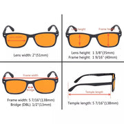 eyekeeper.com 6 Pack Vintage Blue Light Blocking Reading Glasses DSR075 Eyeglasses