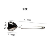 Paavani Ayurveda Heart Tea Infuser | Stainless Steel Strainer for Loose-Leaf Tea Rituals simple
