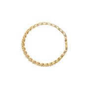 Bids.com 10K Yellow Gold 1/2 Cttw Diamond Alternating X-Link Bracelet Bracelets
