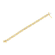 Bids.com 10K Yellow Gold Round-Cut Diamond Infinite Love Bracelet (1.00 cttw, I-J Color, I2-I3 Clarity) Bracelets