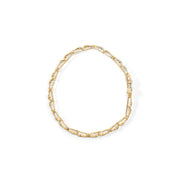 Bids.com 10k Yellow Gold 1.00 Cttw Baguette-Cut Channel Diamond Link Bracelet Bracelets