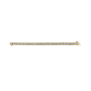 Bids.com 14K Yellow Gold 3.0 Cttw Princess Cut Quad Invisible Set Tennis Bracelet (H-I Color, SI1-SI2 Clarity) - 7â€ Bracelets