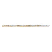 Bids.com 14K Yellow Gold 8.00 Cttw Half Bezel Set Diamond Tennis Bracelet (H-I Color, SI2-I1 Clarity) - 7" Inches Bracelets