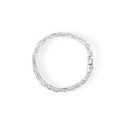 Bids.com 10K White Gold Round and Baguette Cut Diamond Bracelet (2.00 cttw, H-I Color, I2-I3 Clarity) Bracelets