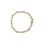 Bids.com 10K Yellow Gold 2.00 Cttw Round Cut Diamond 'S' Cluster Bracelet (J-K Color, I1-I2 Clarity) Bracelets