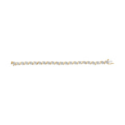 Bids.com 10K Yellow Gold 2.00 Cttw Round Cut Diamond 'S' Cluster Bracelet (J-K Color, I1-I2 Clarity) Bracelets