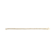 Bids.com 10K Yellow Gold 4.00 Cttw Channel Set Round Diamond Tennis 7" Bracelet (J-K Color, I1-I2 Clarity) Bracelets