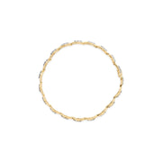 Bids.com 10k Yellow Gold 1/3 Cttw Diamond 3 Stone Teardrop Design Link Bracelet (I-J Color, I1-I2 Clarity) - 7.25" Inches Bracelets