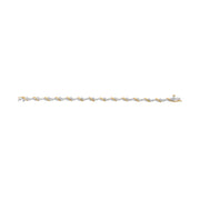 Bids.com 10K Yellow and White Gold 2.00 Cttw Diamond "S" Link 7" Bracelet (H-I Color, I2-I3 Clarity) Bracelets