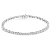 Bids.com IGI Certified 5.0 Cttw Cut Diamond 14K White Gold Classic 7â€ Tennis Bracelet (H-I Color, I1-I2 Clarity) Bracelets