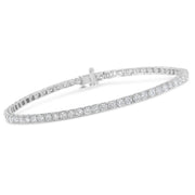 Bids.com IGI Certified 5.0 Cttw Cut Diamond 14K White Gold Classic 7â€ Tennis Bracelet (H-I Color, I1-I2 Clarity) Bracelets