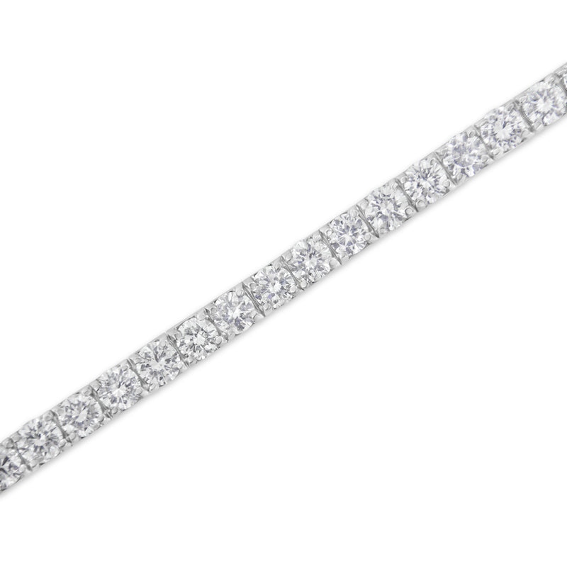Bids.com IGI Certified 5.0 Cttw Cut Diamond 14K White Gold Classic 7â€ Tennis Bracelet (H-I Color, I1-I2 Clarity) Bracelets