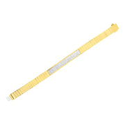 Bids.com 14K Yellow Gold 3 5/8 cttw Invisible Set Princess-Cut Diamond ID Tennis Bracelet (I-J Color, SI1-SI2 Clarity) - Size 7" Bracelets