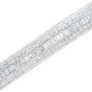 Bids.com 14K White Gold 7 7/8 Cttw Princess and Baguette Diamond Eternity Line Tennis Bracelet (G-H Color, SI1-SI2 Clarity) - 7" Inches Bracelets