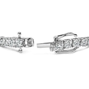 Bids.com 14K White Gold 2.00 Cttw Prong Set Lab Grown Round Diamond Classic Tennis Bracelet (F-G Color, VS2-SI1 Clarity) - 7.25" Bracelets