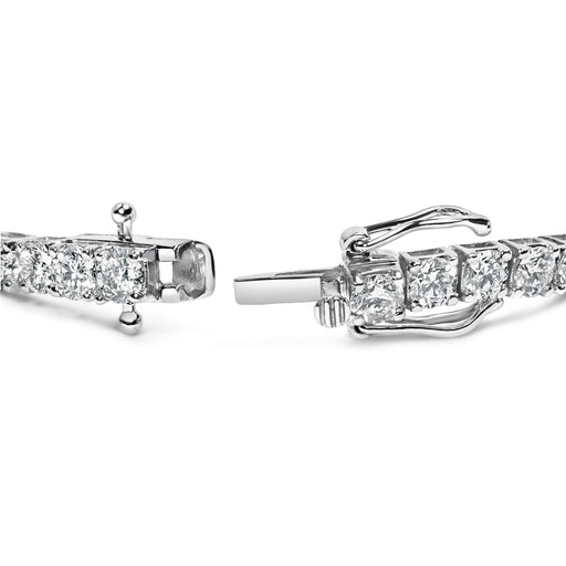 Bids.com 14K White Gold 2.00 Cttw Prong Set Lab Grown Round Diamond Classic Tennis Bracelet (F-G Color, VS2-SI1 Clarity) - 7.25" Bracelets