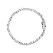 Bids.com 14K White Gold 2.00 Cttw Prong Set Lab Grown Round Diamond Classic Tennis Bracelet (F-G Color, VS2-SI1 Clarity) - 7.25" Bracelets
