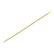 Bids.com 10K Yellow Gold Plated .925 Sterling Silver 1 cttw Prong-Set Diamond Pear Shape Link Bracelet (I-J Color, I1-I2 Clarity) - 7.25" Bracelets
