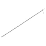Bids.com 14K White Gold 5.00 Cttw Prong Set Lab Grown Round Diamond Classic Tennis Bracelet (F-G Color, VS2-SI1 Clarity) - 7.25" Bracelets