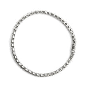 Bids.com .925 Sterling Silver 1/10 Cttw Diamond 7.25" Link Bracelet (I-J Color, I2-I3 Clarity) Bracelets