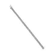 Bids.com .925 Sterling Silver 1/10 Cttw Diamond 7.25" Link Bracelet (I-J Color, I2-I3 Clarity) Bracelets