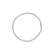 Bids.com 14K White Gold 4.0 Cttw Classic Lab-Grown Diamond Tennis Bracelet (F-G Color, VS2-SI1 Clarity) - 7" Inches Bracelets