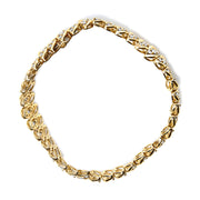 Bids.com 10K Yellow Gold 5.0 Cttw Diamond Double Row S-Link Cuban Bracelet (J-K Color, I2-I3 Clarity) - 7.25" Inches Bracelets