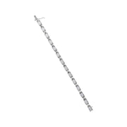 Bids.com 14K White Gold 2.00 Cttw Princess Diamond Invisible Set Link Bracelet (H-I Color, SI2-I1 Clarity) - 7" Bracelets