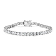 Bids.com 14K White Gold 2.00 Cttw Prong Set Lab Grown Round Diamond Classic Tennis Bracelet (F-G Color, VS2-SI1 Clarity) - 7.25" Bracelets