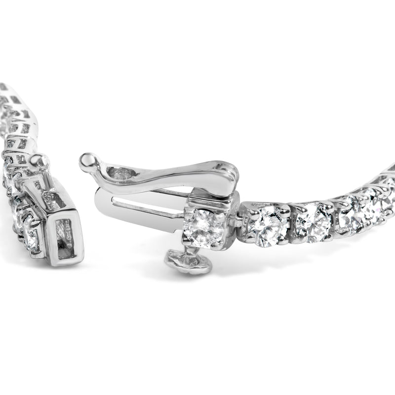 Bids.com 14K White Gold 5.0 Cttw Lab Grown Diamond Tennis Bracelet (F-G Color, VS1-VS2 Clarity) - 7.25" Inches Bracelets