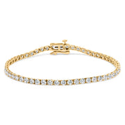 Bids.com 14K White Gold 5.0 Cttw Lab Grown Diamond Tennis Bracelet (F-G Color, VS1-VS2 Clarity) - 7.25" Inches Bracelets
