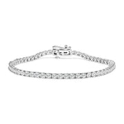 Bids.com 14K White Gold 6.00 Cttw Lab Grown Diamond Classic Tennis Bracelet  - 7.25" Bracelets