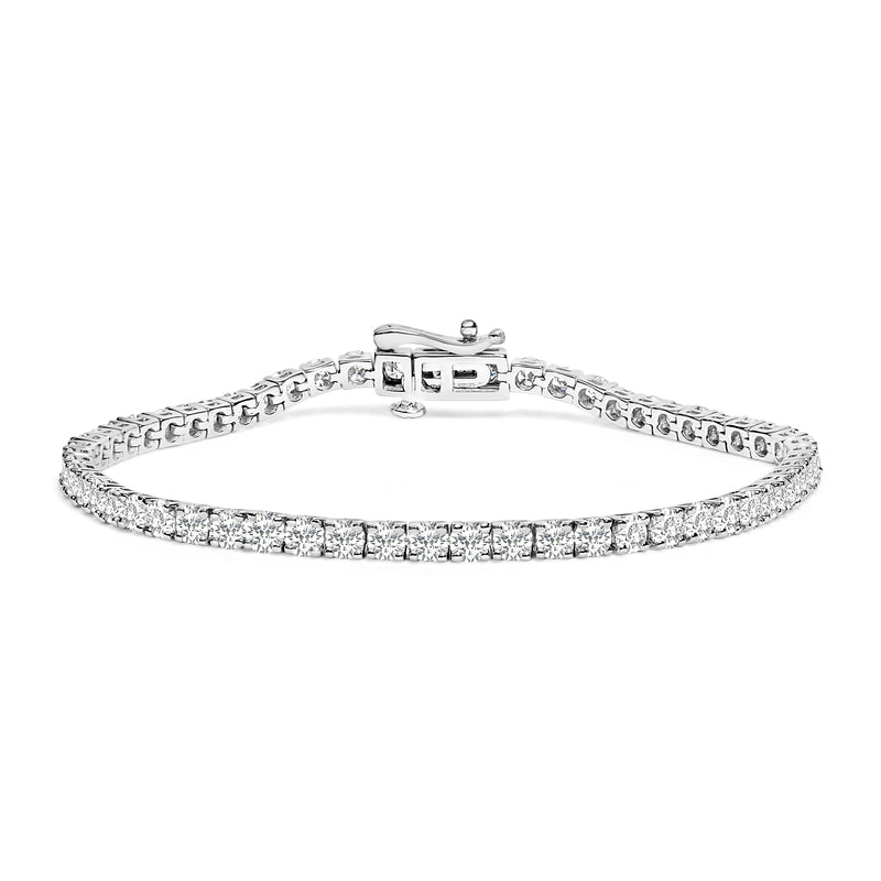 Bids.com 14K White Gold 6.00 Cttw Lab Grown Diamond Classic Tennis Bracelet  - 7.25" Bracelets