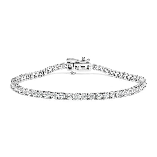 Bids.com 14K White Gold 6.00 Cttw Lab Grown Diamond Classic Tennis Bracelet  - 7.25" Bracelets