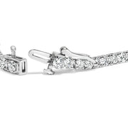 Bids.com 14K White Gold 6.00 Cttw Lab Grown Diamond Classic Tennis Bracelet  - 7.25" Bracelets