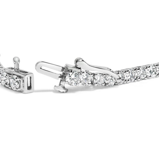Bids.com 14K White Gold 6.00 Cttw Lab Grown Diamond Classic Tennis Bracelet  - 7.25" Bracelets