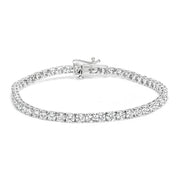 Bids.com 14K White Gold 7.0 cttw 4-Prong Set Lab Grown Diamond 7" Tennis Bracelet Bracelets