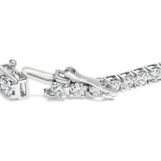 Bids.com 14K White Gold 7.0 cttw 4-Prong Set Lab Grown Diamond 7" Tennis Bracelet Bracelets