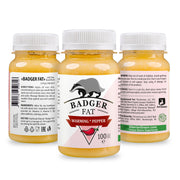 SiberianGreen.com Siberian Badger Fat Cream-Gel – Warming Formula with Eucalyptus, Mint, and Red Pepper | 100ml Massage Oil