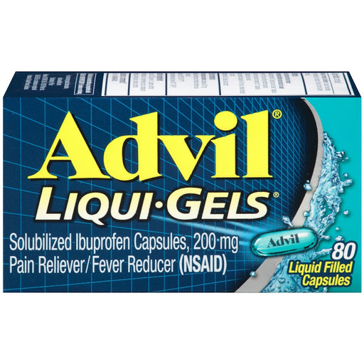 Advil Advil Liqui-Gels Pain Reliever/Fever Reducer Liquid Filled Capsules - Ibuprofen (NSAID) Health & Beauty