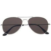 zeroUV Modern Flat Front Wire Metal Aviator Sunglasses A182 Sunglasses