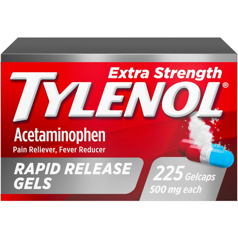 Tylenol Tylenol Extra Strength 500 Mg Acetaminophen Rapid Release Gels Health & Beauty