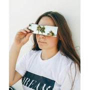 zeroUV Photo Censorship Sunglasses One Piece Black Bar Novelty 8669 Sunglasses