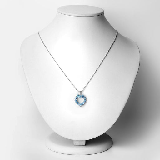 Bids.com 1.90 Carat Genuine Swiss Blue Topaz .925 Sterling Silver Pendant Pendants